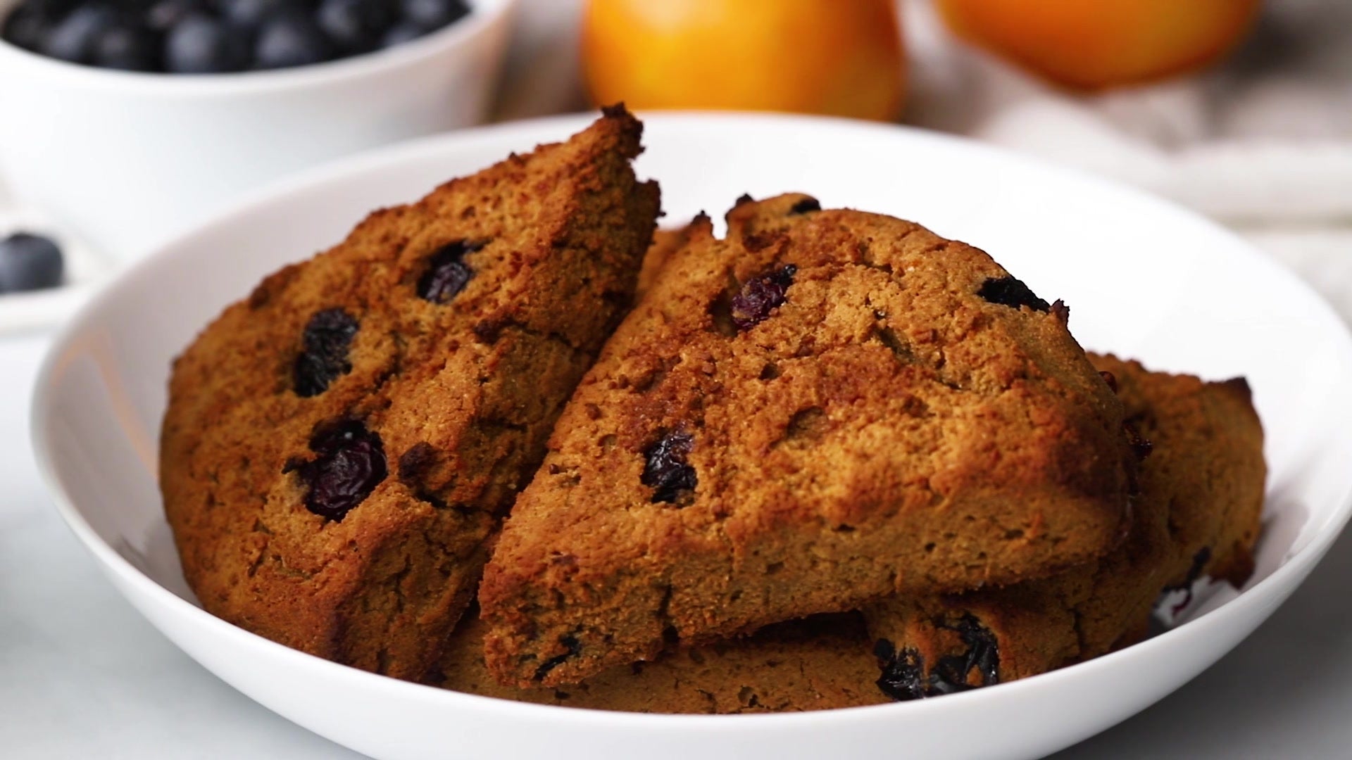 Apple Flour Blueberry Scones by Randy Boyer