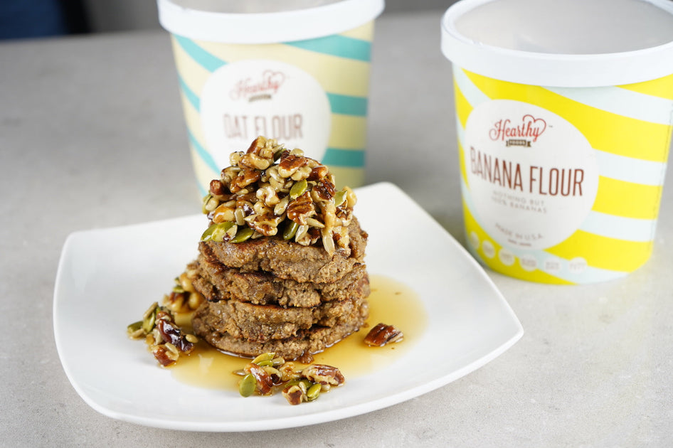 Gluten-Free Banana Fritters with Maple Nut Topping
&ndash; Hearthy Foods