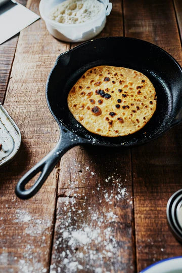 To make a roti using Gluten-free Atta Flour: