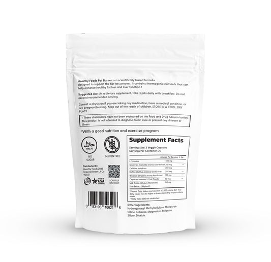 THERMOGENIC FAT BURNER FOR WEIGHT LOSS 1460 MG CAPSULES