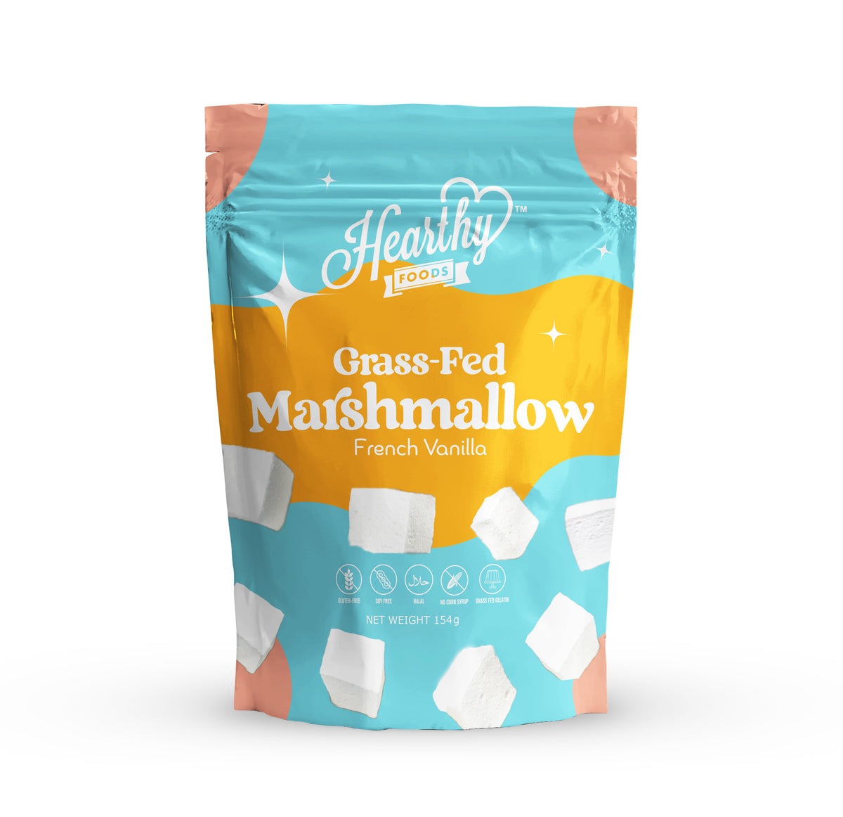 GrassFed Gelatin Marshmallows Hearthy Foods