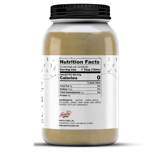 sea moss nutritonal facts