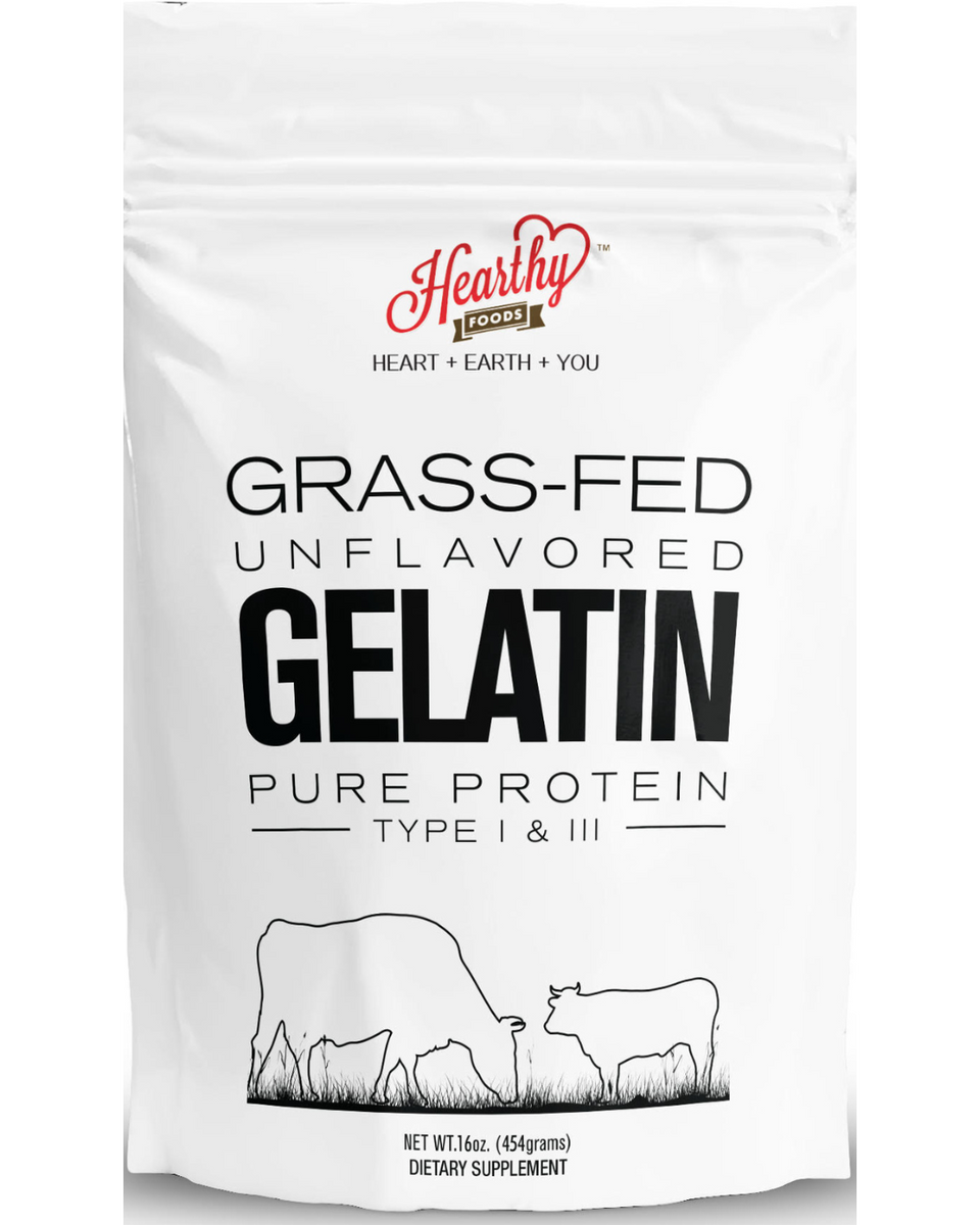 Beef Gelatin Powder Unflavored Certified Halal Gelatin Hearthy Foods
