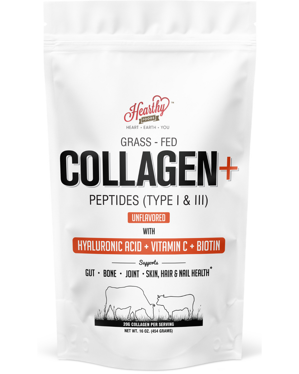 Collagen+ with Hydrolyzed Collagen Powder Biotin Hyaluronic Acid