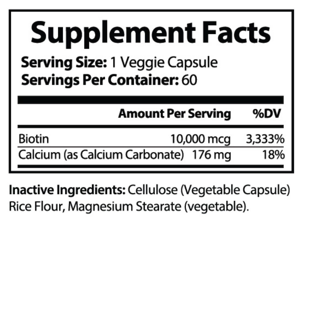 biotin nutritional facts and ingredients