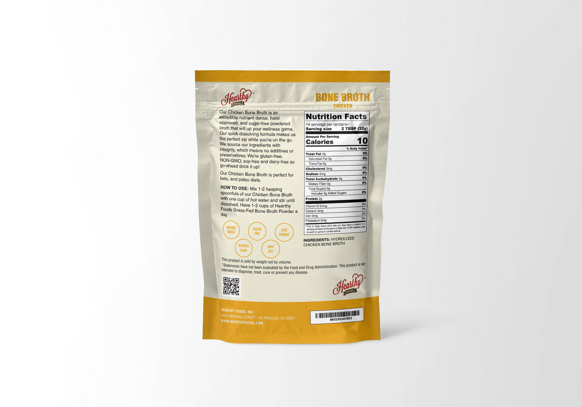 Beef Bone Broth Halal Hearthy Foods