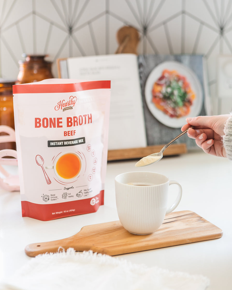 Beef Bone Broth Halal Hearthy Foods