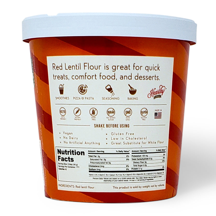 red lentil flour