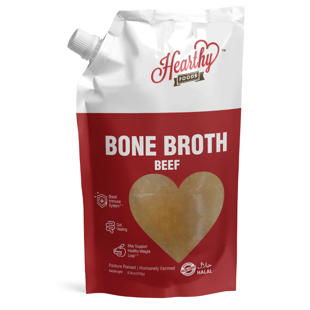 Beef Bone Broth Halal Hearthy Foods