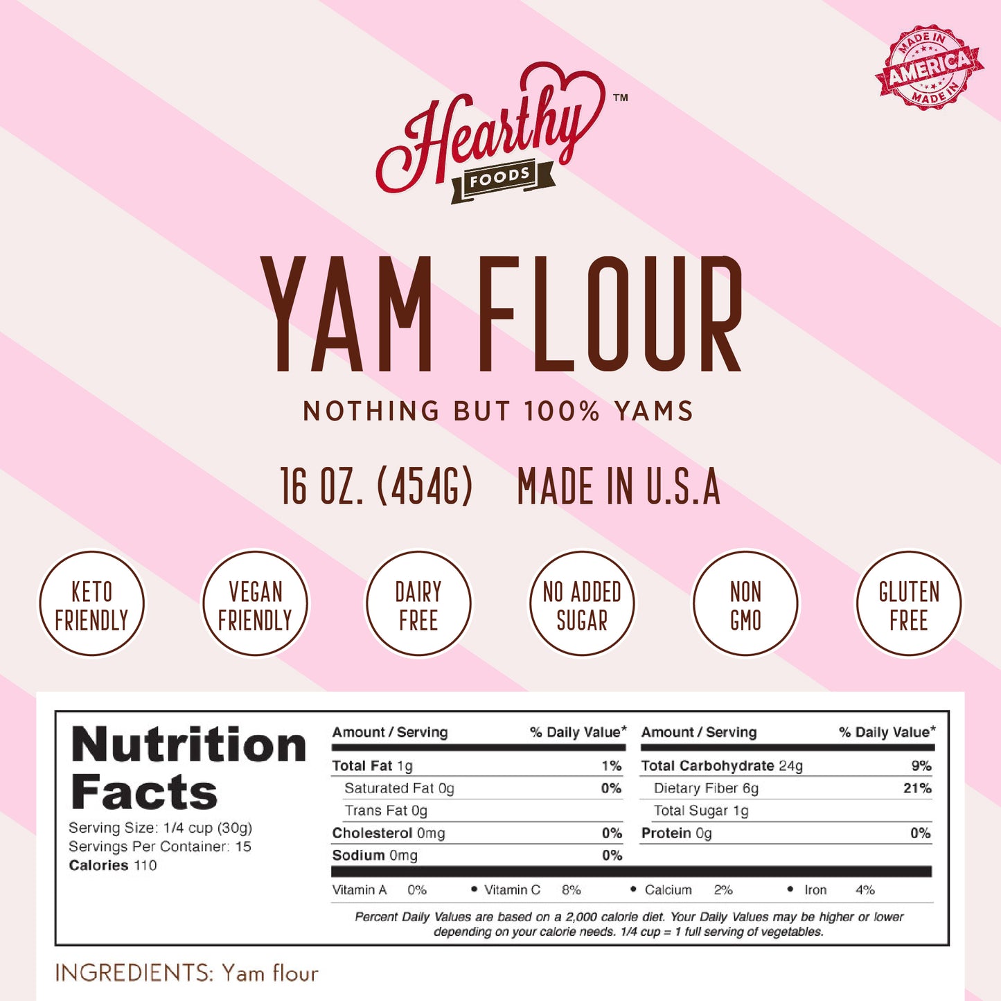 Keto Yam Flour