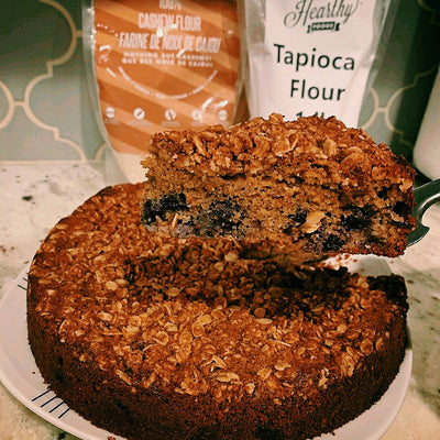 Blueberry Struesel Cake Gluten-free