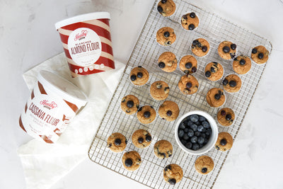 Low FODMAP Cassava & Almond Flour Blueberry Mini Muffins