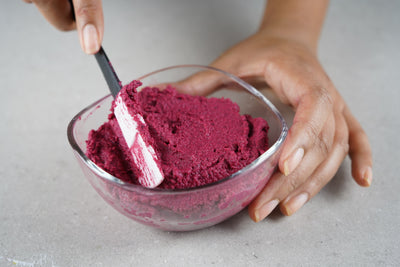 One-Step Gluten-Free Beet Flour Hummus