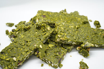 Gluten-Free Matcha Bars With Spinach Flour