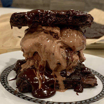 Double Chocolate Banana Bars- Make an Ice Cream Sandwich!