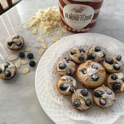 Almond Tea Cookies (Almond Blueberry Financiers/Friands)