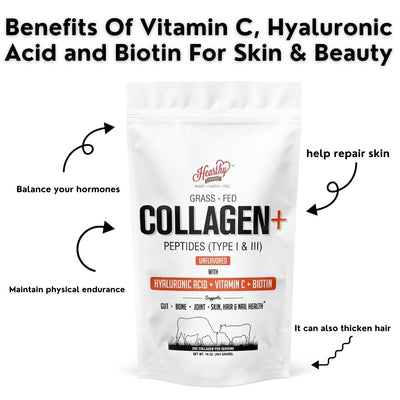 The Amazing Benefits Of Vitamin C, Hyaluronic Acid, and Biotin For Skin Beauty