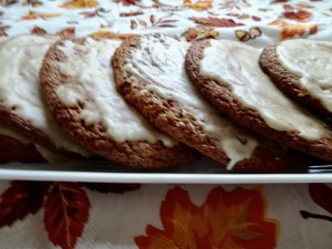 Apple Flour Cookies with Maple Glaze (GF)