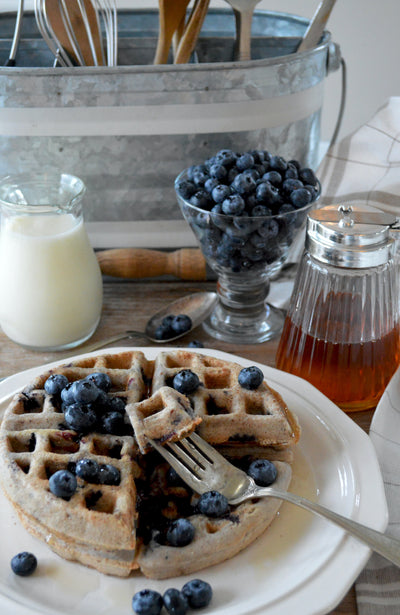 HEARTHY APPLE SWEET POTATO WAFFLES