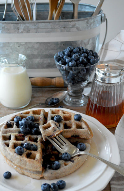 HEARTHY APPLE SWEET POTATO WAFFLES
