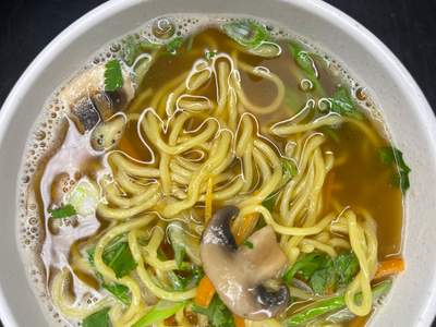Chicken Broth Ramen Noodle Soup (Easy, Quick and Delicious!)