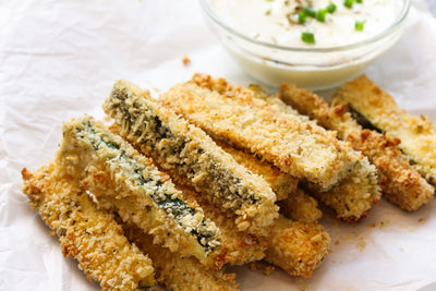 Gluten-Free Air Fried Zucchini Sticks