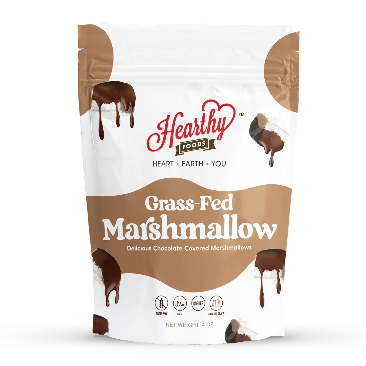 Chocolate Dipped Grass-fed Marshmallows