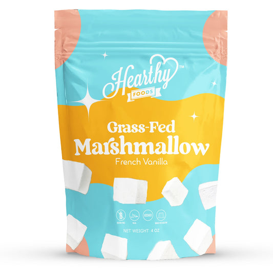 Grass-Fed Gelatin Marshmallows (Vanilla)
