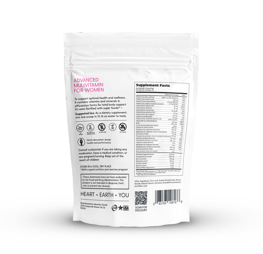 ADVANCE SUPERFOOD MULTIVITAMINS FOR WOMEN- NEW Up to 3X More Than the Competition