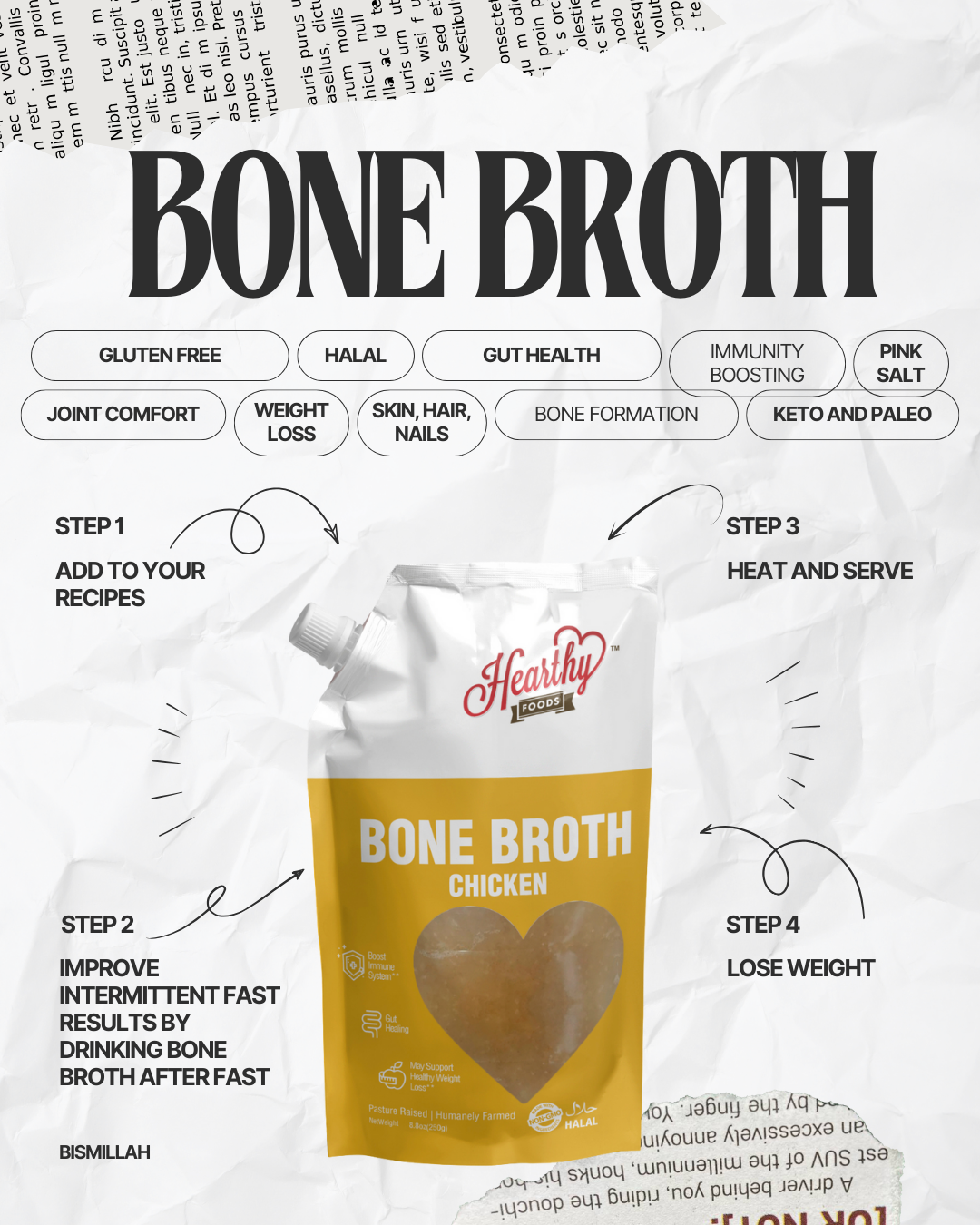 Bone Broth Chicken (Liquid) Gut Cleanse and Collagen