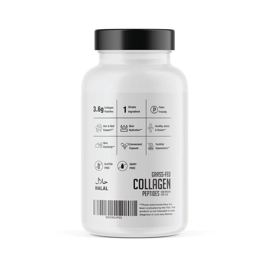 Collagen Capsules Supplement (Type I, III), 240 Collagen Capsules