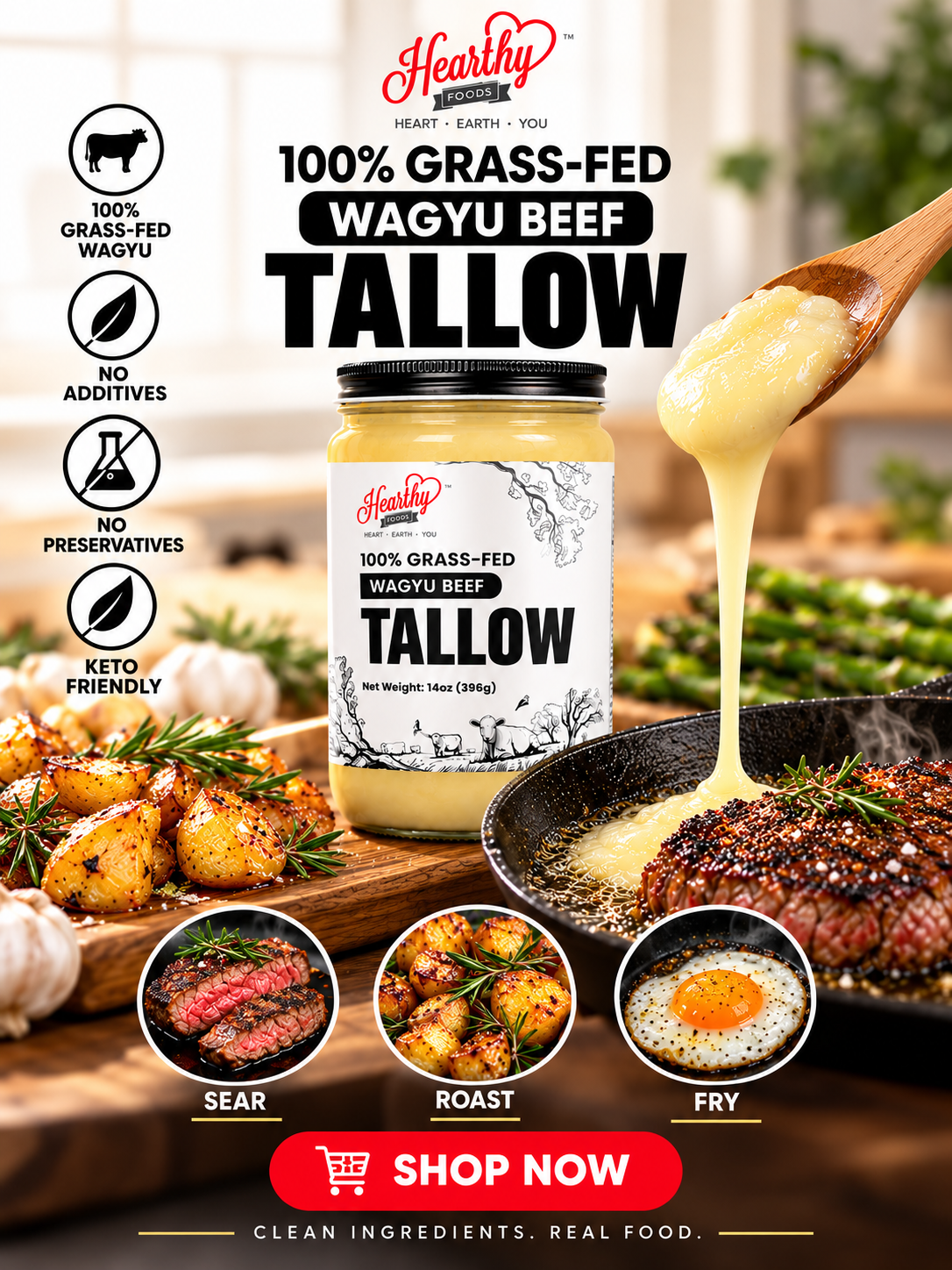 Grass Fed Wagyu Beef Tallow - Halal PREORDERS