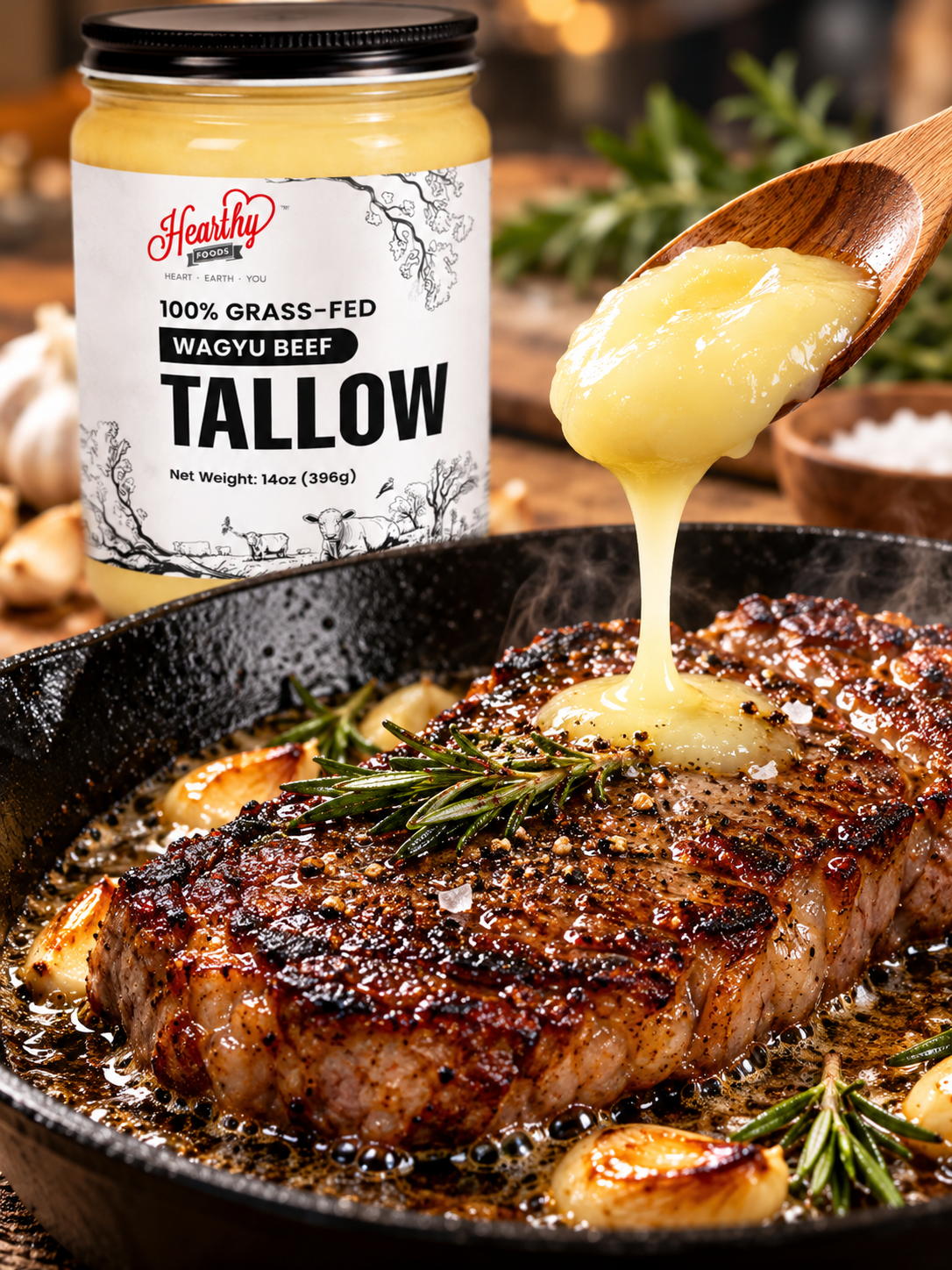 Grass Fed Wagyu Beef Tallow - Halal PREORDERS