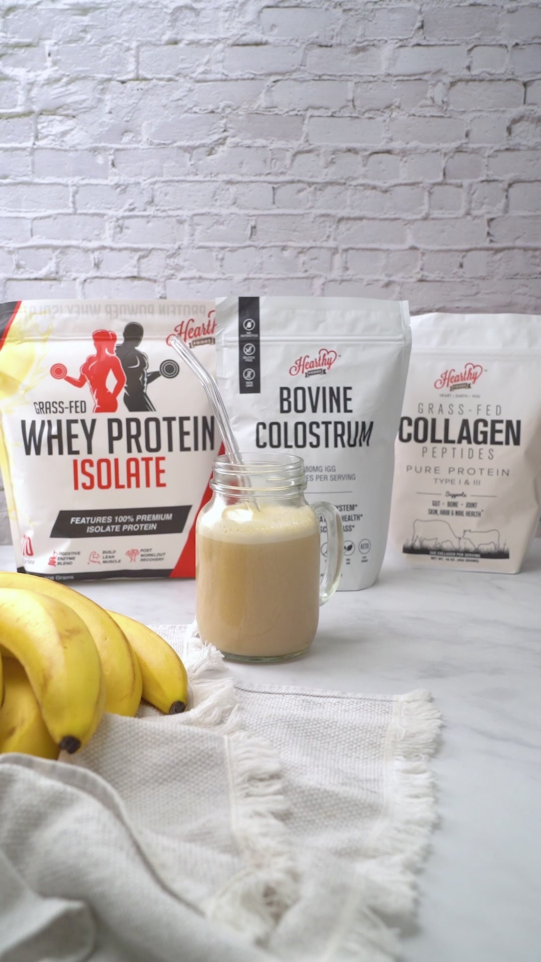 collagen recipe video with whey and colostrum