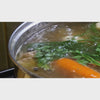 beef bone broth cooking