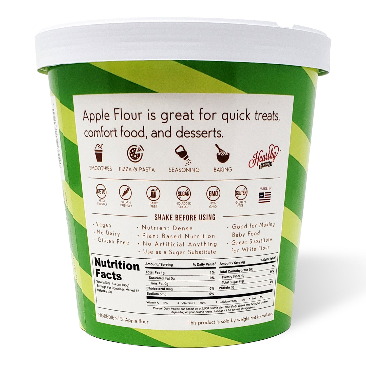 apple flour non-gmo organic