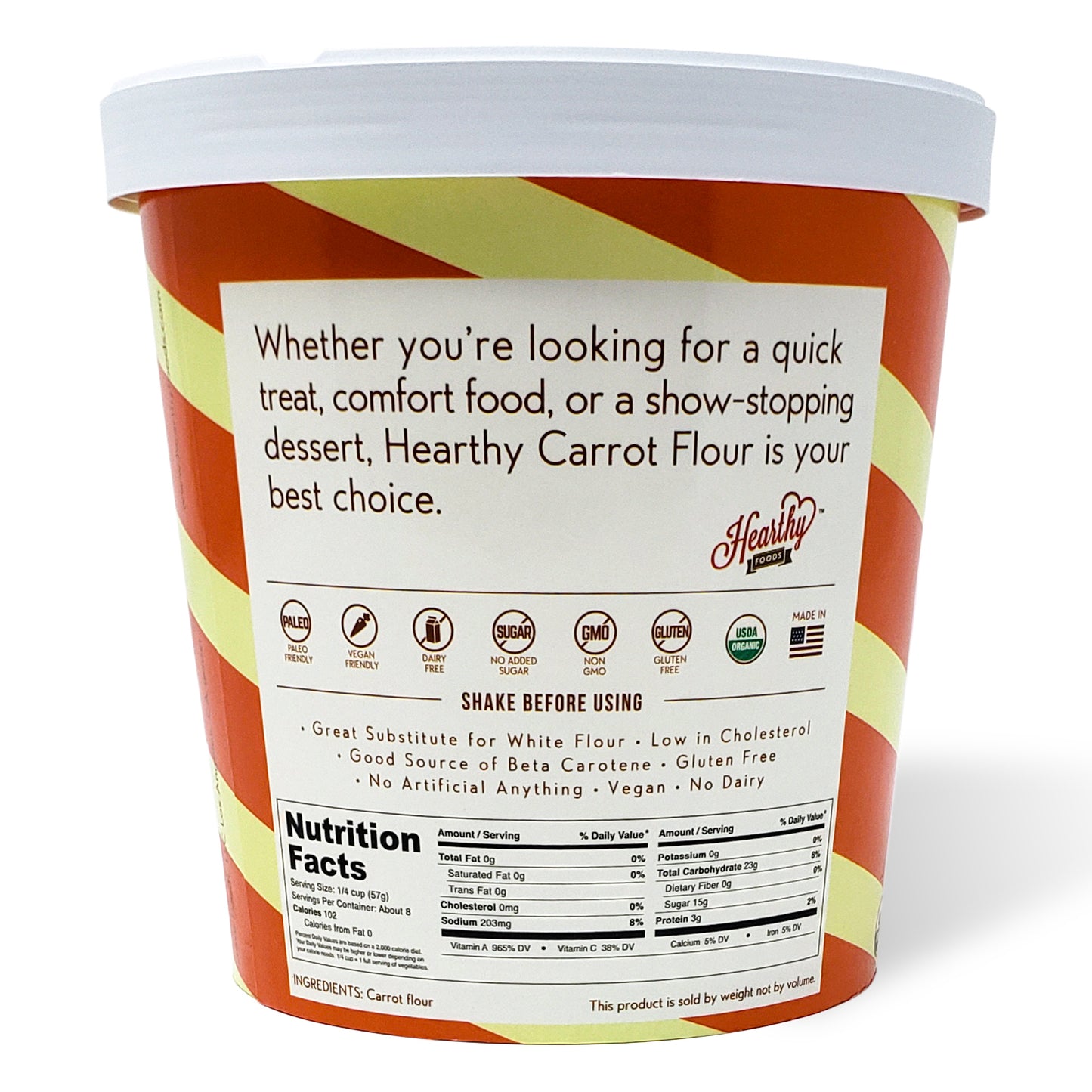 Carrot Flour Handcrafted