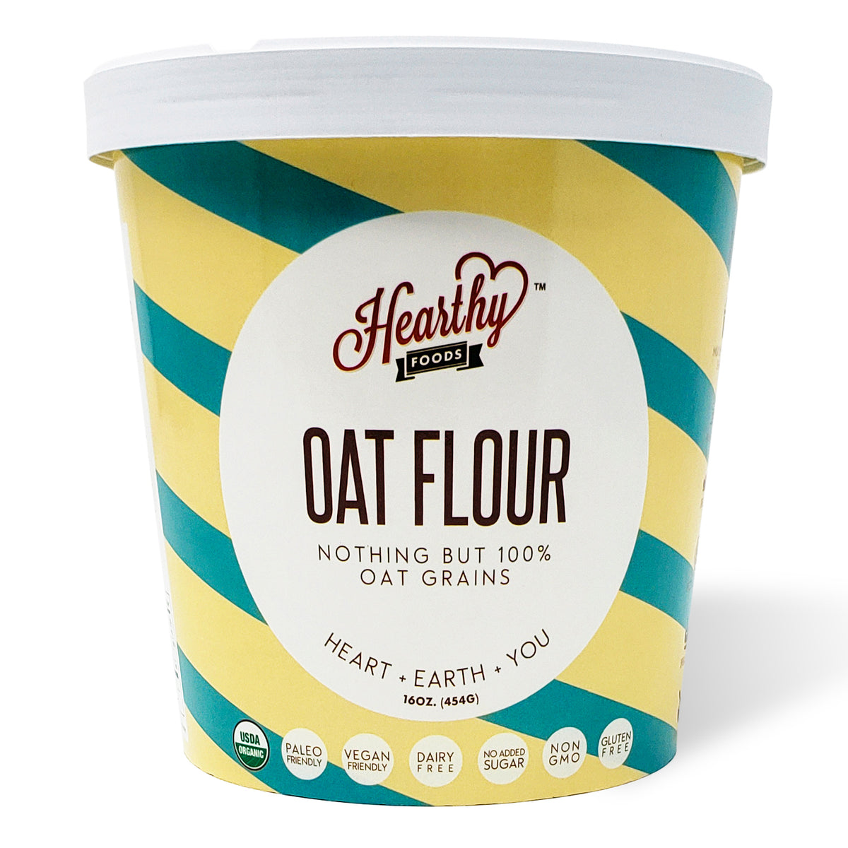 Oat Flour 100 Organic Flour Made of Oat Grains Hearthy Foods