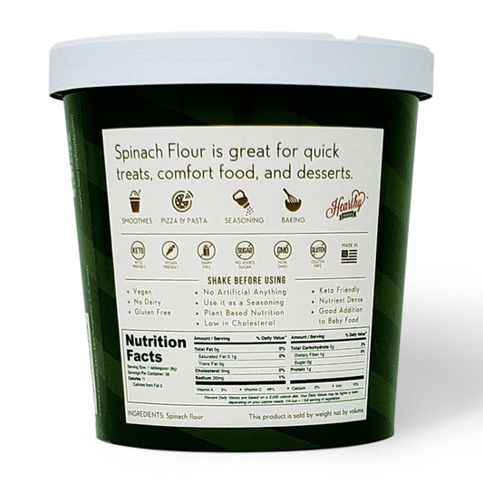 spinach flour vegan