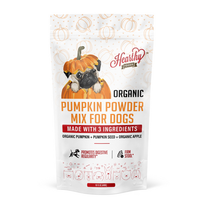 pumpkin mix for dogs front of bag