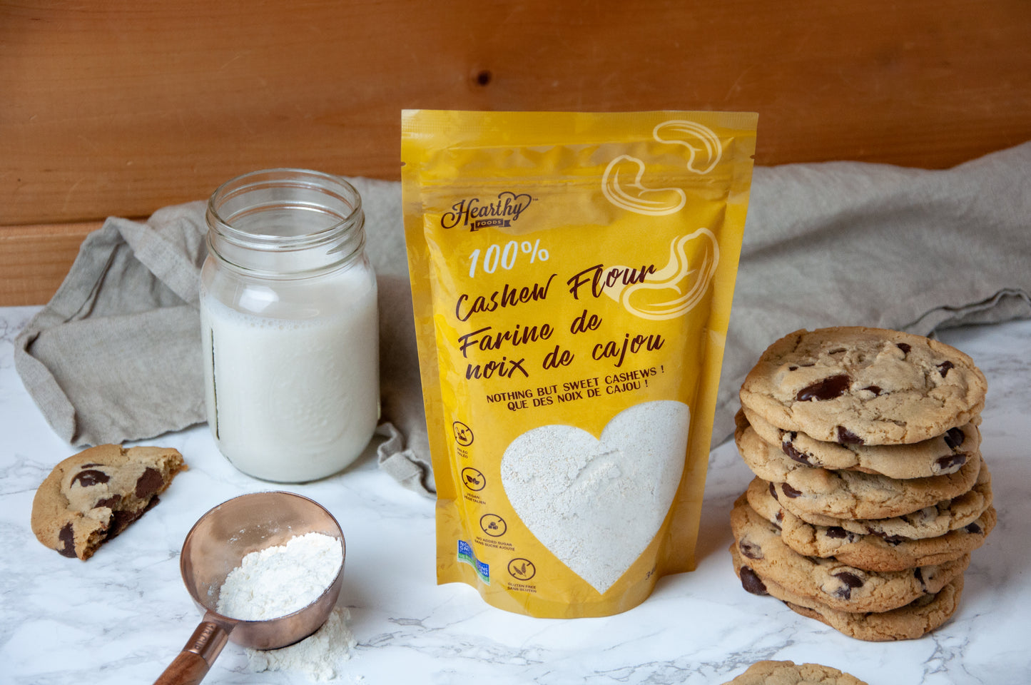 cashew flour can make cookies